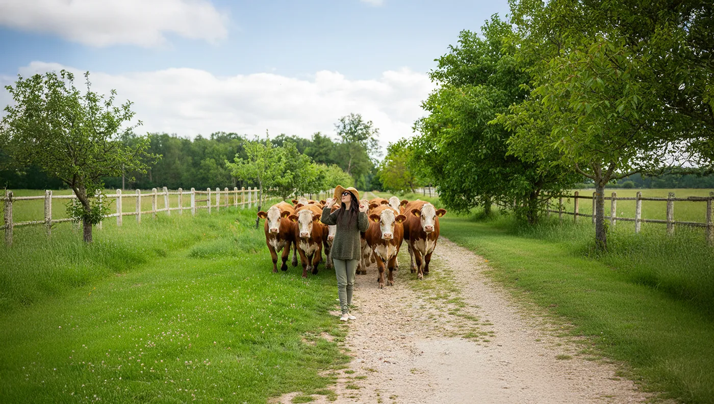 Happiness is in the meadow!